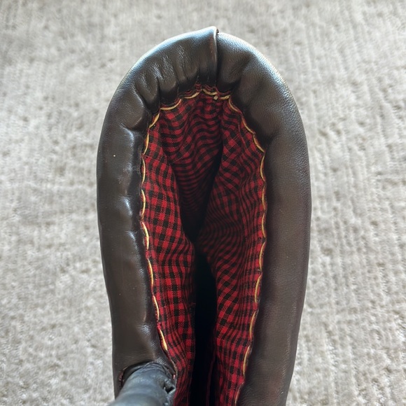 Folk Art Leather Vintage Butcher’s Bag Dated 1895 - Picture 11 of 16